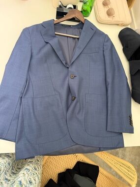 Suitsupply Light Blue Two-Button Sport Coat